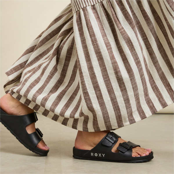 2026 Roxy Frauen Kattie Sandalen ARJL101228 - Black